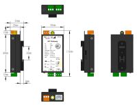 Sunfull HMI1002-ARM-4G Modbus, 4G, BACnet a BACnet, Modbus OPC UA, MQTT, BTL, CE, Sistema BA, Recopilación de Datos IOT