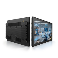 Moniteur tactile industriel 15,6 pouces 21,5 pouces 23,6 pouces, PC tactile avec système d'exploitation Linux, ports RS232 RJ45 RS485 USB 3.0 pour HMI Kiosque