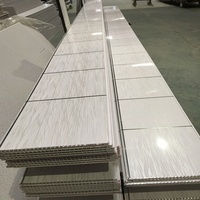 Vente flash au Royaume-Uni : Panneau PVC brillant en marbre gris de 8 mm d'épaisseur pour mur humide, revêtement mural de salle de bain, panneau de douche
