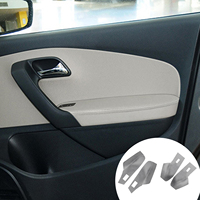 Cache-panneau de porte d'usine, autocollant de garniture pour accoudoir de porte intérieure de voiture pour Volkswagen VW Polo 2011 2012 2013 2014 2015 2016