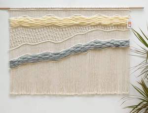 Customize Handmade Modern Macrame Wall Hanging Handwoven 100% Cotton <b>Large</b> <b>Curtain</b> Decor 52Wx40L Hot Sale - Product Image 6