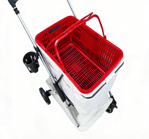 Mamago 605-3 4 Tekerlekli Alüminyum Alaşımlı Katlanabilir Hafif Su Geçirmez Yıkanabilir Taşınabilir Konforlu Köpek Kedi Evcil Hayvan Arabası Havayolu Uygunu - Product Image 4