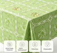 Nappe jetable en PEVA imperméable, pliable, carrée, personnalisable, en plastique, la plus vendue, pour la maison, fabriquée en Chine