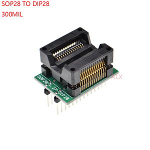 SOIC28 SOIC 28 SOP28 ~ DIP28 프로그래머 어댑터 소켓 바디 너비 7.5MM 300MIL IC 소켓 변환기 테스트 칩 - Product Image 1