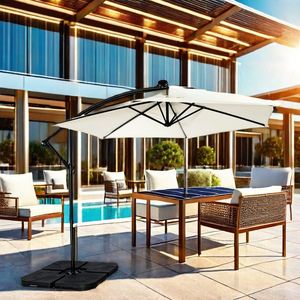 Zuplon — parapluie solaire Led, bande lumineuse, éclairage d'extérieur, jardin, Patio, balcon - Product Image 2