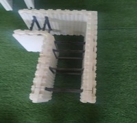 Blocs ICF de haute qualité fabriqués en Chine, formes en béton isolées en mousse, économie d'énergie, motif rectangulaire en EPS