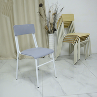 Chaises de terrasse pour restaurant, design contemporain, plastique jaune, modèle KS KS10, mobilier pour la maison, restaurant, café, vente en gros