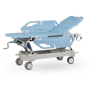 Carro de Transporte de Pacientes con Altura Ajustable de ABS para Hospital, para Uso en Cirugía de Emergencia y Endoscopia - Product Image 1