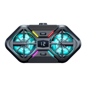 Di động quạt làm mát điện thoại di động mát IOS Android điện thoại chơi game phổ bán dẫn 2 LED người hâm mộ điện thoại di động tản nhiệt - Product Image 2