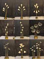 Lustre de scène lumineux à 10 têtes en acrylique pour mariages, fêtes, festivals et salles de banquet