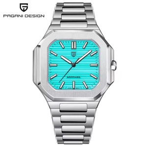 Montre à quartz de luxe pour homme PAGANI DESIGN YS019, nouvelle montre carrée avec cristal saphir, mouvement japonais, acier inoxydable - Product Image 1
