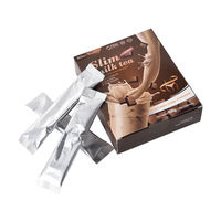 Boîte de 100g de Milkshake au Chocolat Riche, Substitut de Repas, Marque Privée, Milkshake pour Perte de Poids, Thé au Lait Diététique pour le Remodelage Corporel