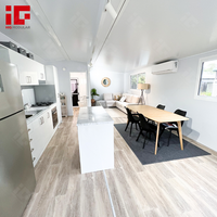 Maison conteneur pliable extensible de luxe, mobile, conforme aux normes australiennes, kit de maison pliable, appartement pour grand-mère, mini-maisons de 20 pieds avec véranda