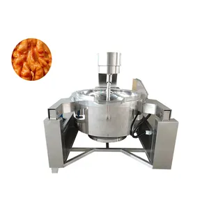 Wholesale Food Steam Cooking Jacketed Kettle Electric Gas Heating Cooking Mixer Jacketed Kettle Vacuum Jam Cooking Kettle