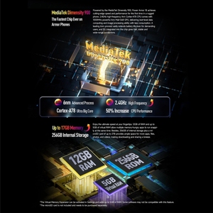 โทรศัพท์ผิวขรุขระรุ่น <span class=keywords><strong>Ulefone</strong></span> <span class=keywords><strong>Armor</strong></span> <span class=keywords><strong>18</strong></span> 5G,โทรศัพท์ทนทาน12GB + 256GB แอนดรอยด์12ขนาด6.58นิ้วใช้ได้ทั่วโลก - Product Image 4