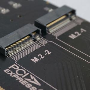 4 Bay Pcie 3.0 x16 ถึง <span class=keywords><strong>M</strong></span>.<span class=keywords><strong>2</strong></span> <span class=keywords><strong>M</strong></span> Key 4 Bay nvme RAID การ์ด X16 PCIe3.0 nvme ssd การ์ด PCI การ์ด - Product Image 5