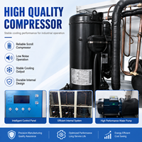 Enfriador de Agua Tipo Scroll de 100HP para Enfriamiento de Husillos CNC, Enfriamiento de Equipos Hidráulicos y Uso en Talleres