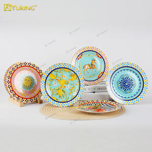 Ensemble de vaisselle élégant en porcelaine osseuse florale-<span class=keywords><strong>Service</strong></span> de <span class=keywords><strong>table</strong></span> <span class=keywords><strong>complet</strong></span> réutilisable et durable résistant <span class=keywords><strong>à</strong></span> la chaleur - Product Image 2