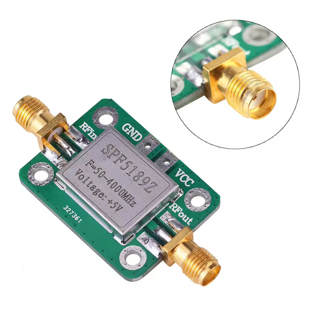 RF Ultra Wideband Medium Power Amplifier (5M-6GHz Gain 20dB)5-6000MHZ RF Power Amplifier