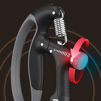 Meilleurs Grippers de Main Électriques Numériques Réglables en Acier Métallique pour Exercices des Bras, 3 Niveaux de Force, Noir, Vente en Gros