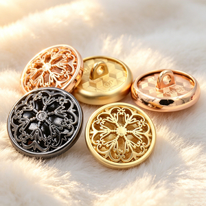 Men <b>Suit</b> Blazer Uniform Metal <b>Buttons</b> Custom Round Zinc Alloy Gold Plated Brass Shank <b>Buttons</b> with Engraved Logo Crafts - Product Image 2