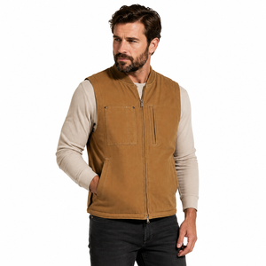 <span class=keywords><strong>Gilet</strong></span> de travail en toile pour homme, personnalisable avec logo, en coton matelassé, sans manches, style bomber, vente en gros d'usine, <span class=keywords><strong>gilet</strong></span> utilitaire d'extérieur - Product Image 2