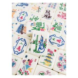 Mother Nature Themed Engraved Acrylic American Mahjong Set, 2026 Hot Selling Board Game for Adult Casino & Leisure <b>Entertainment</b> - Product Image 5