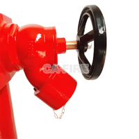 Hydrant d'incendie de type BS de 4 pouces, prix d'usine CA, hydrant d'incendie de 100 mm avec vanne d'hydrant DN65