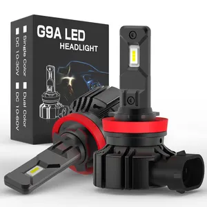 All-In-One 50w Auto led headlight H1 H3 h7 9005 9006 led headlight 6000k h8 h11 3000K Golden Yellow car led headlight fog light