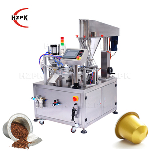 เครื่องบรรจุและปิดผนึกกาแฟแบบโรตารี่อัตโนมัติสำหรับบรรจุผงในถุงอลูมิเนียมฟอยล์ยี่ห้อ HZPK - Product Image 1