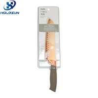 Antislip handvat 8 inch roestvrijstalen Japanse Santoku-mes met roségouden titanium afwerking voor gebruik in de keuken