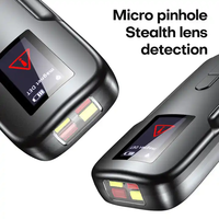 Détecteur de caméra cachée AK500, détecteur de caméra sans fil anti-espion, localisateur de signal RF, scanner de suivi GPS GSM avec écran