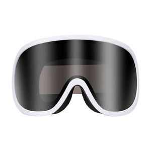 2024 venta al por mayor mejor espejo antivaho personalizado magnético UV 400 elegante esquí en la nieve doble capa Todo Negro esquí - Product Image 1