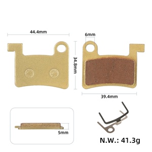 Plaquettes de frein à disque sinterisées entièrement métalliques LBN, blocs de frein à disque hydrauliques pour vélo électrique, entrepôt UE, blocs de frein à disque sinterisés - Product Image 2
