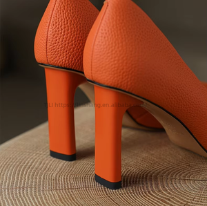 Factory Hot Sale New Women Solid Color Pointed Toe Sexy Pretty Girl High Heel <b>Shoes</b> - Product Image 5
