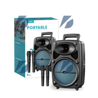 Greatnice GTS--2385 Tahan Air untuk Speaker 5.3 dengan LED FM 8-Inci untuk Penggunaan Luar Ruangan