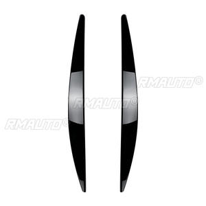 2 pièces de garnitures de phares de voiture pour Skoda Octavia MK3 2015-2017, autocollants de phares, garnitures de phares - Product Image 2