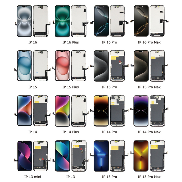MS IPH HD+ Series China Factory Wholesale Mobile Phone Lcd Touch Screen Different Brands Model Mobile Display Combo Screen
