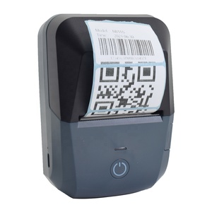 Chất lượng cao mini điện thoại di động bluetooth không dây xách tay 58mm hóa đơn nhiệt + máy in nhãn - Product Image 2