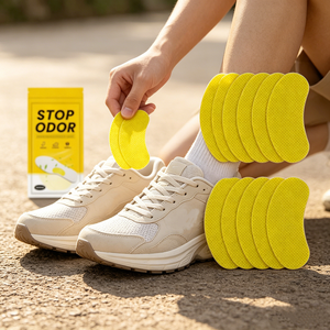 Patchs désodorisants 2-en-1 pour chaussures d'extérieur à marque privée avec <span class=keywords><strong>citronnelle</strong></span>, en tissu non tissé, neutralisant les odeurs de pieds - Product Image 1