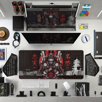 Alas Mouse Gaming Anime Custom Ukuran Besar XXL Hitam, Alas Mouse Custom untuk Kantor, Rumah, dan Gamer