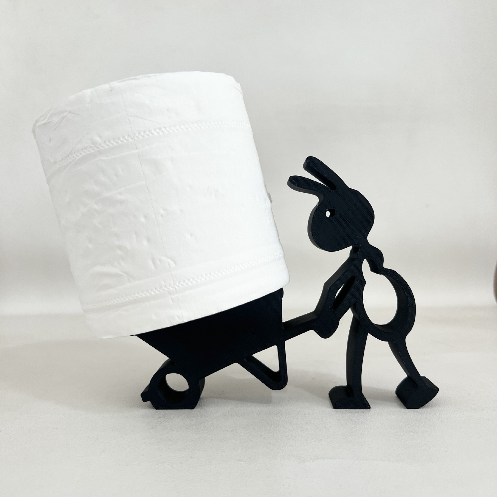 Porte-papier rouleau fourmi-style chariot