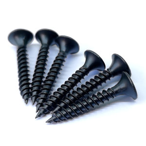 Tornillo para tablero de silicato de calcio - 3x25mm 19mm 4.2mm Tornillo negro para aglomerado - Product Image 2
