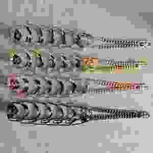 Collier de dressage pour chien en acier inoxydable or rose YIWU, avec boucle à dégagement rapide, taille réglable, chaîne de compression à pointes - Product Image 2
