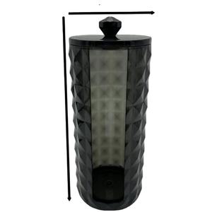 पारदर्शी ps लीक-प्रूफ बांस में धूल-प्रूफ कपास स्वाब बॉक्स सुविधाजनक भंडारण समाधान - Product Image 5