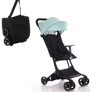 Компактное портативное складное удобное для переноски высокое сиденье может сидеть и откидывать дорожный самолет облегченная детская коляска