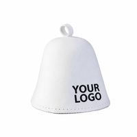 Casquette Banya en Laine Mérinos Écologique – Douce, Réutilisable, Absorbante et Durable – Idéale pour le Spa, les Centres de Bien-être et les Soins Capillaires
