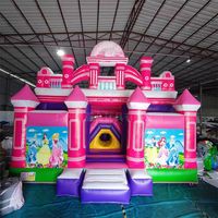 Maison de rebond de princesse géante en PVC personnalisée Château de saut gonflable commercial pour enfants Château de toboggan jouet bon marché