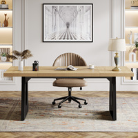 Tribesigns 70.9 pouces bureau exécutif ordinateur bureau bureau simple moderne avec grand bureau pour étude de bureau à domicile