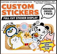 Pegatinas troqueladas personalizadas |   Pegatinas Personalizadas de Anime y Personajes de Dibujos Animados con Logotipo de Empresa |   Etiquetas Adhesivas Impermeables